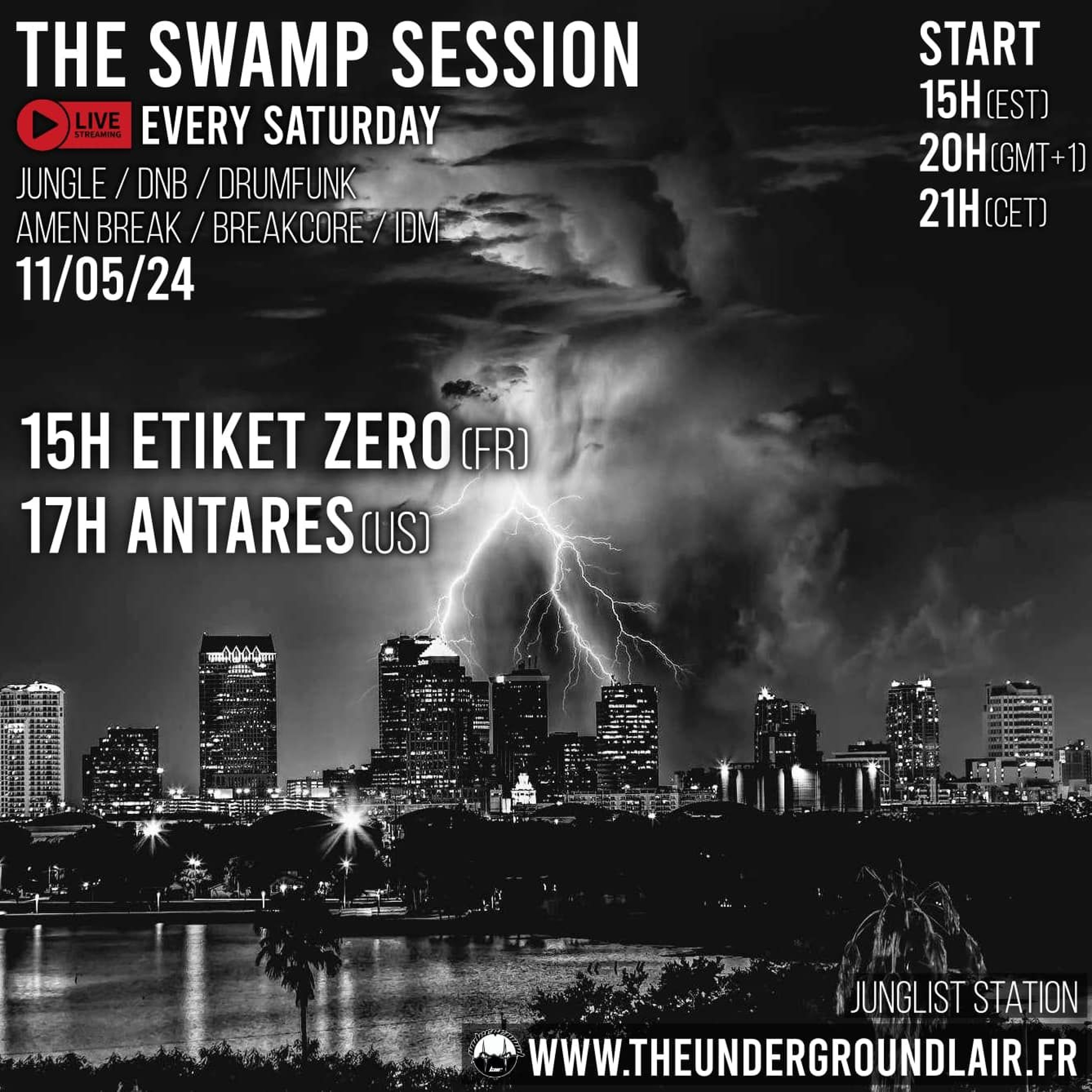 Antares LIVE On The Underground Lair - The Swamp Session - 11.05.2024 episode artwork