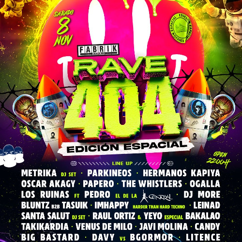 SET RAVE404 by FABRIK - TAKIKARDIA (8-11-2025)