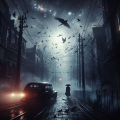 Walking in a dark city