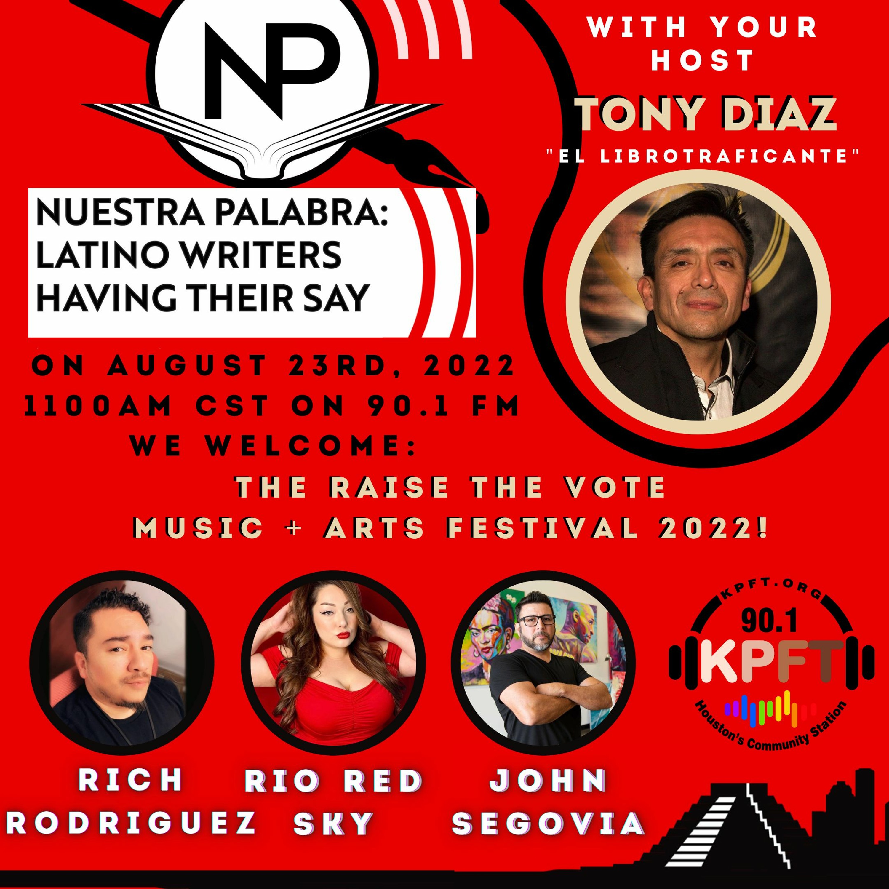 Nuestra Palabra: Latino Writers Have Their Say w/ Tony Diaz