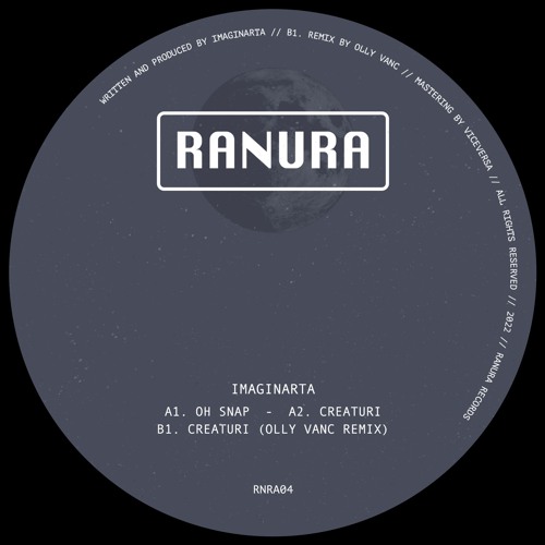 Imaginarta (Inc. Olly Vanc Remix) - RNRA04