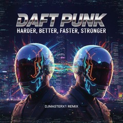 DAFT PUNK - HARDER, BETTER, FASTER, STRONGER DJMASTERX1 REMIX