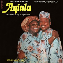 Kollington Ayinla –  Emi No O Jo – KRLPS 9  / Nigeria Fuji Music