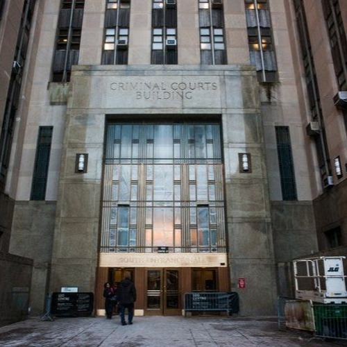 No Protestors; Only the Press and the Police Officers Awaiting Trump's Indictment in New York