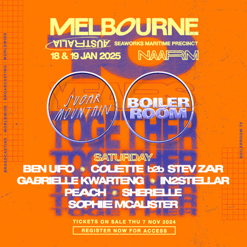 Ben UFO | Boiler Room x Sugar Mountain 2025: Melbourne