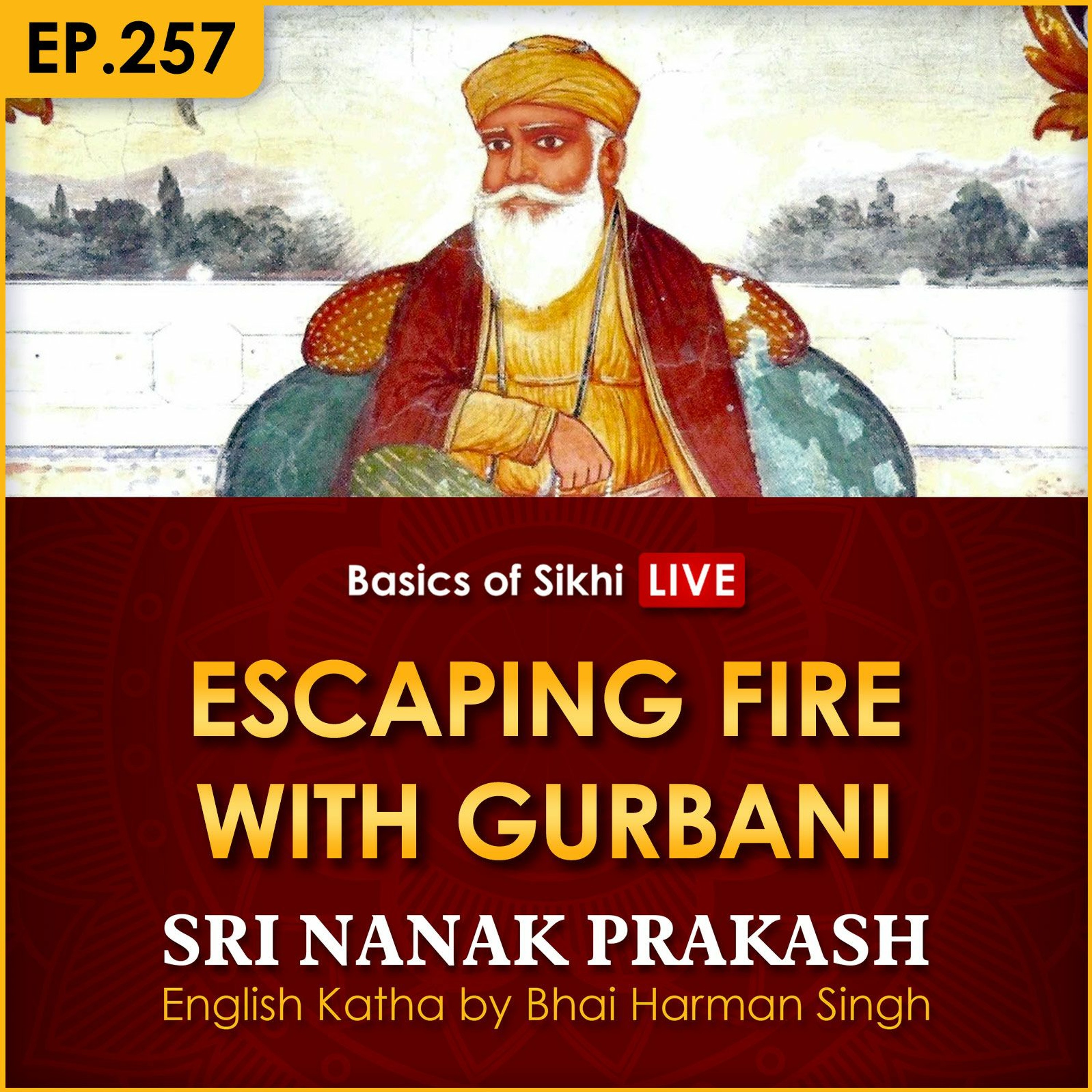 #257 Escaping Fire with Gurbani | Sri Nanak Prakash Katha | Bhai Harman Singh episode artwork