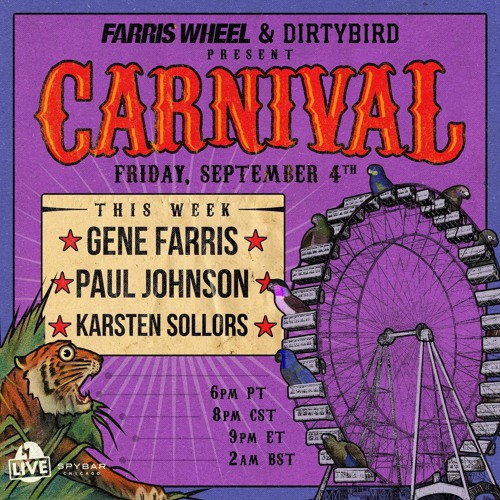 Karsten Sollors - [Dirtybird x Farris Wheel Recordings] Live Stream @ Spybar, Chicago