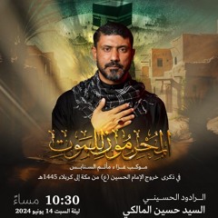 كرامة الدم | الرَّادود سيدحسين المالكي | ليلة ذكرى حرم الحجَّاج | 1445هـ | 2024مـ