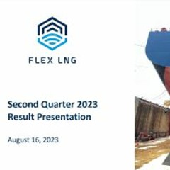 Flex LNG Q2-2023 Earnings Presentation with Q&A