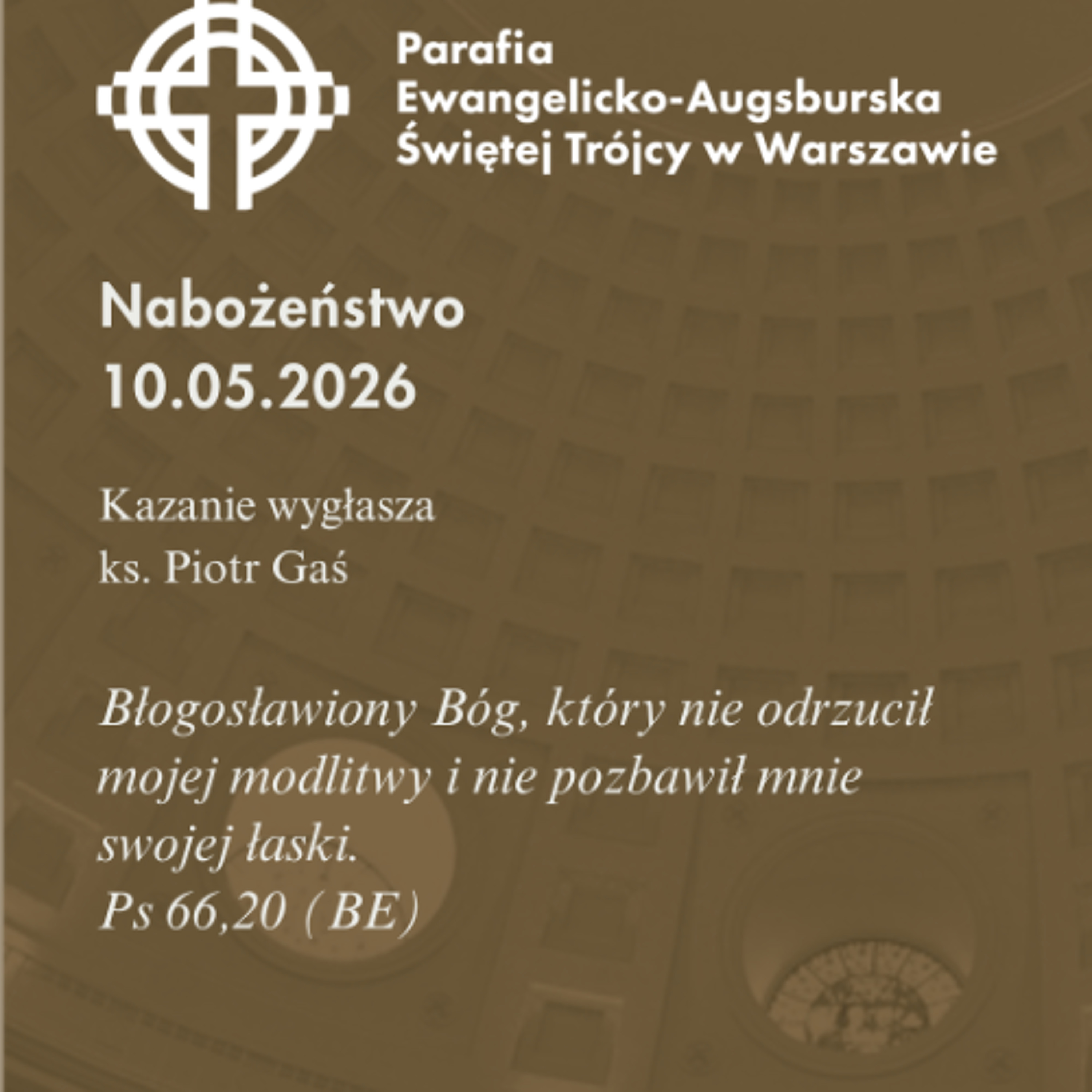 Niedziela ze Słowem, rozważanie z nabożeństwa z 10 maja 2026 episode artwork