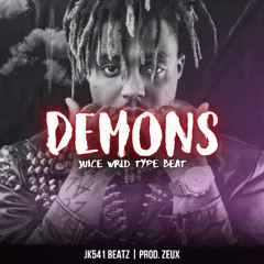 "DEMONS" - Juice WRLD | Guitar | Emo Hip Hop Type Beat