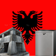 Diskmaskiner och bunkrar i albanien