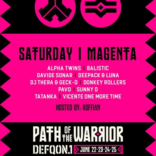 Alpha Twins @ Defqon 1 2023 Magenta