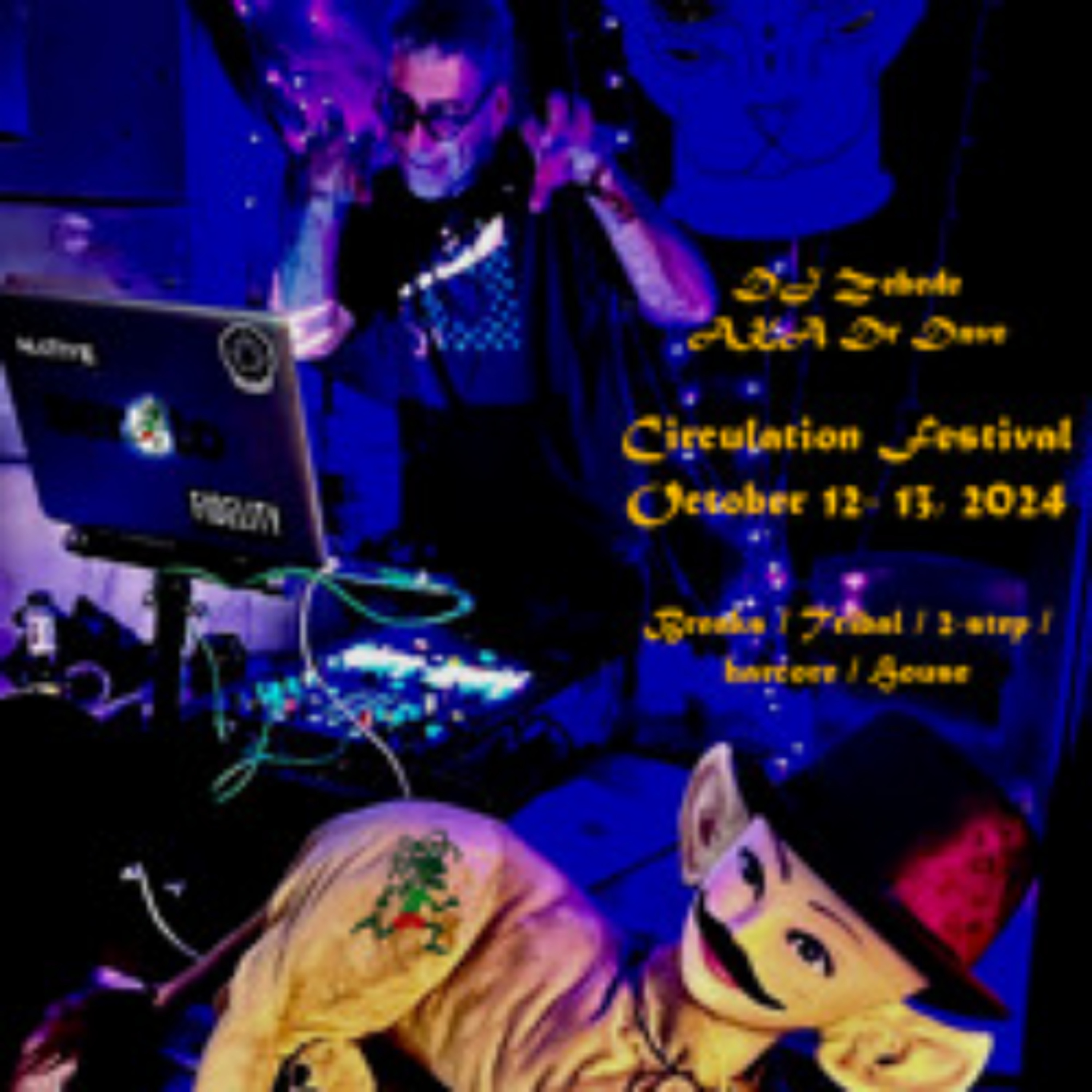 zebede aka Dr Dave Circulation 2024 Set, breaks/tribal/2 step/house episode artwork