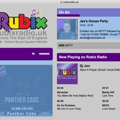Rubix Radio - Live Broadcast - Save A Prayer (Exotic Vocal Edit) 15th May 21
