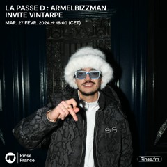 La Passe D : Armel Bizzman invite Vintarpe - 27 Février 2024