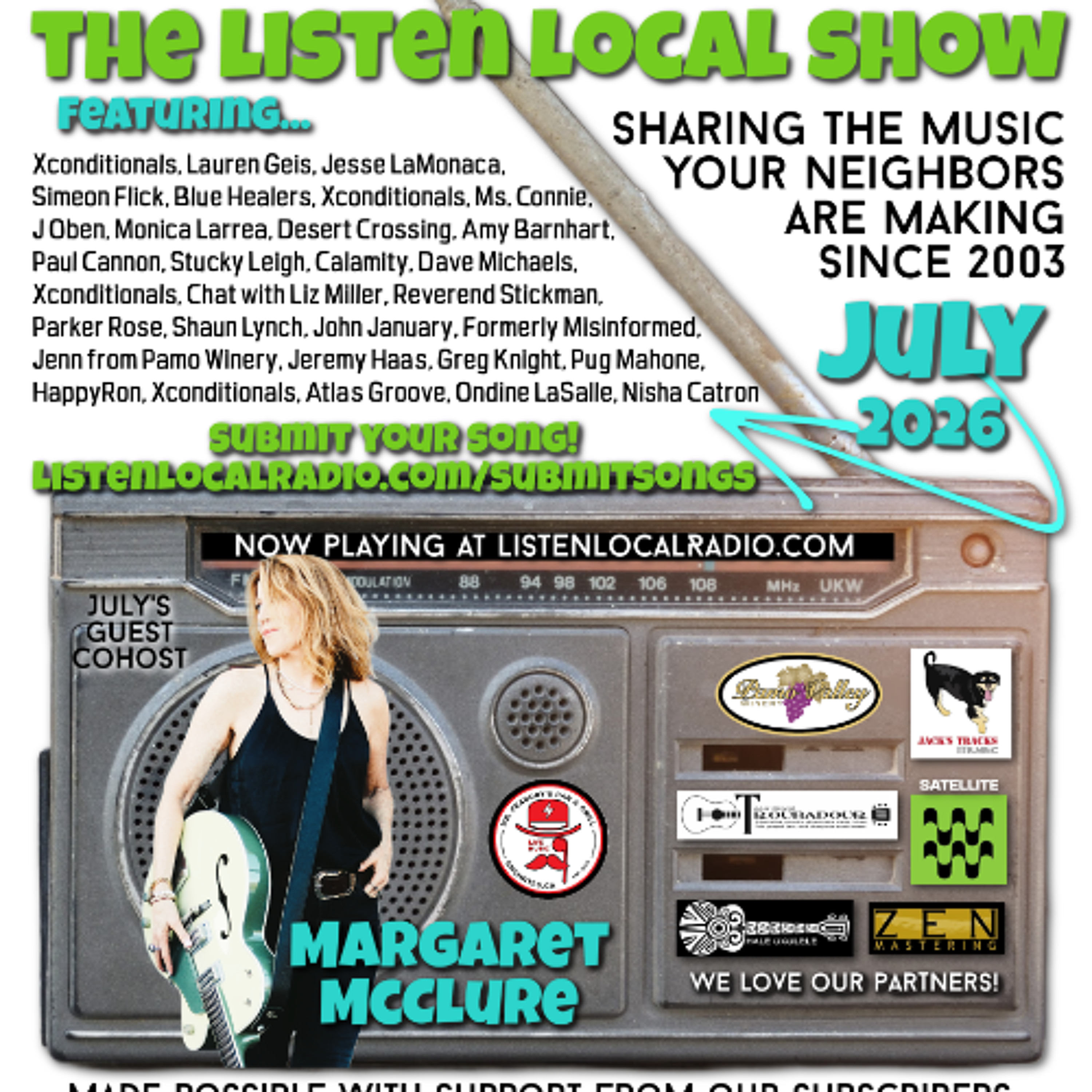 JULY 2026 Listen Local Show episode artwork