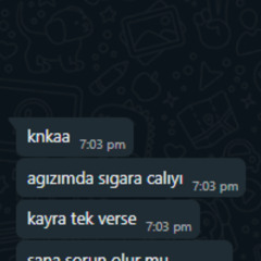 agzimda sigara cali silinen morsy verse tesekkurler kayras
