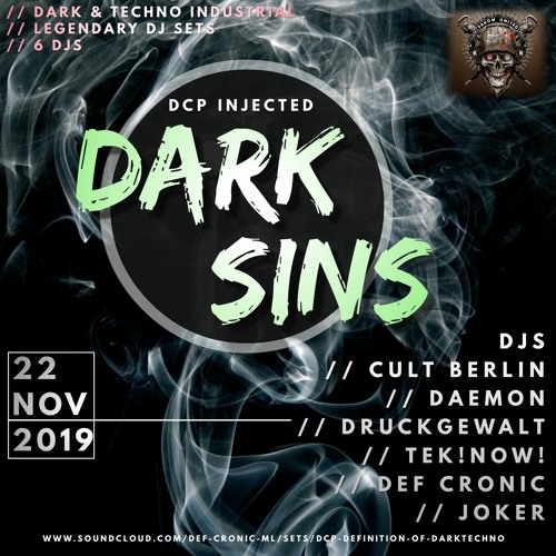 Druckgewalt @ DCP Definition - Of - Darktechno 2019 New Recording DARK SINS 2021