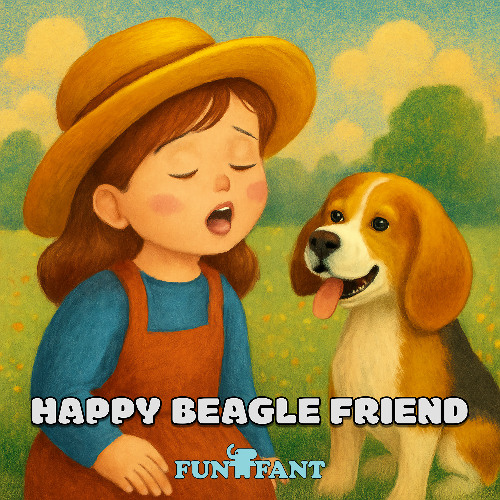 Happy Beagle Friend - Folk Boy