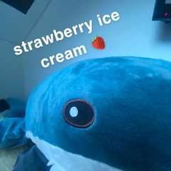 strawberry ice cream 🍓
