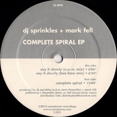 DJ Sprinkles + Mark Fell Complete Spiral (2012)