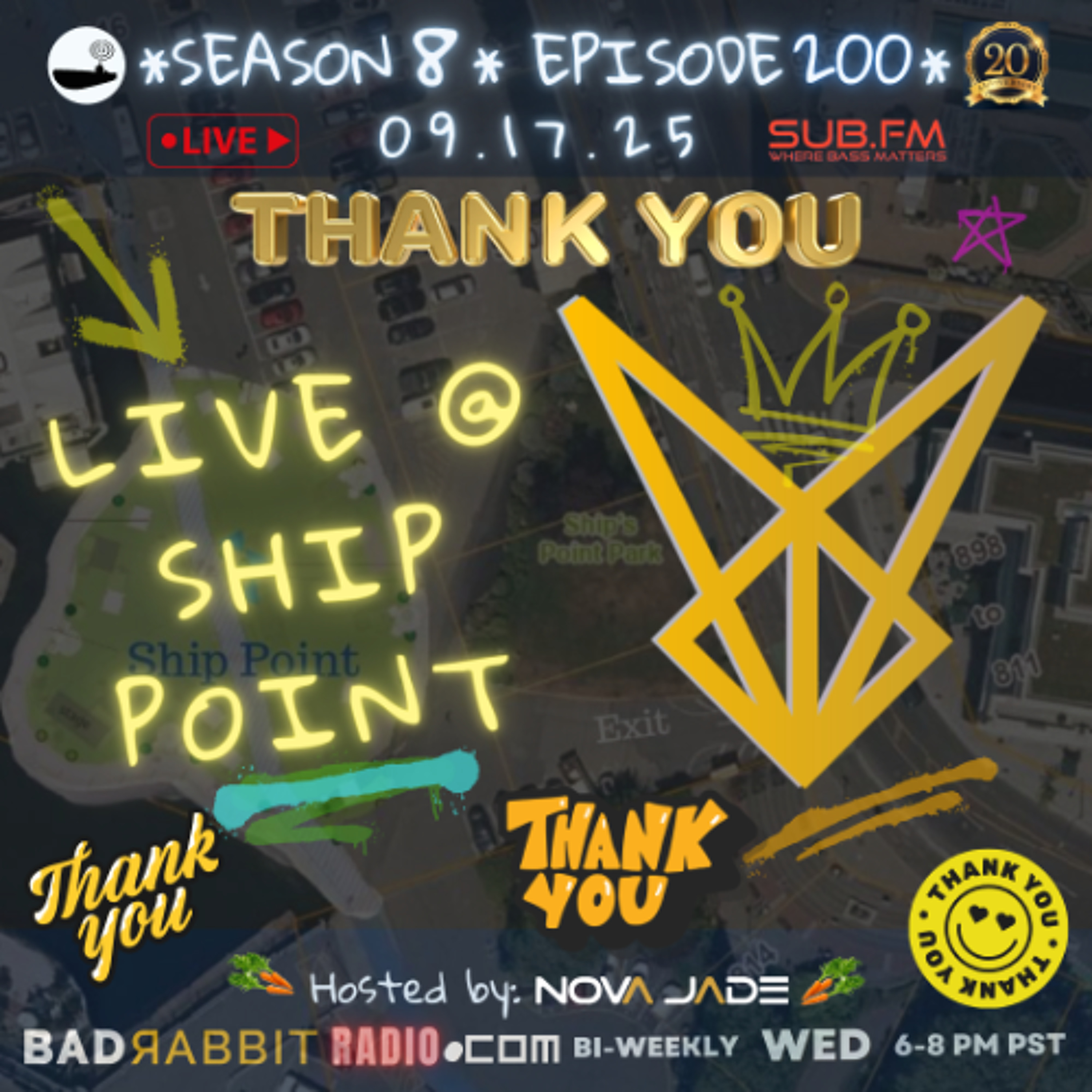 Bad Rabbit Radio S8 EP200 with Nova Jade - 17 Sep 2025