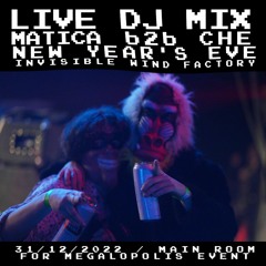 LIVE DJ MIX: Ché b2b Matica @ New Year's Eve in Invisible Wind Factory Liverpool 31/12/22