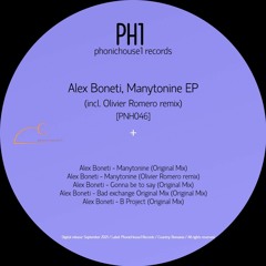 Alex Boneti - Manytonine (Olivier Romero Remix) [PNH046] (snippet)
