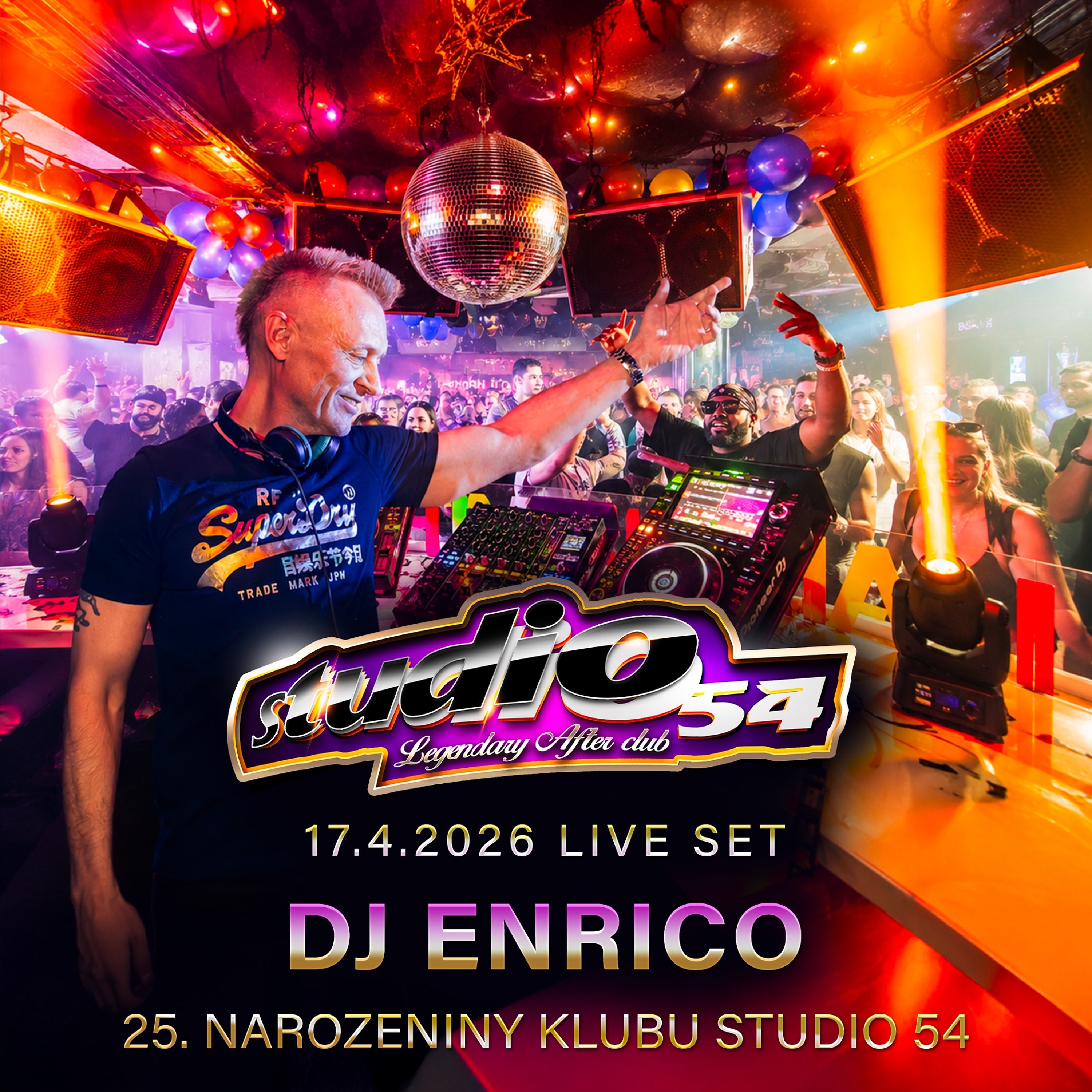 Enrico LIVE set - 25. narozeniny - Studio54 -  4/2026 episode artwork