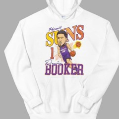 Phoenix Suns Devin Booker Caricature T-Shirt