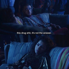 Rue talking to Fez (Euphoria)