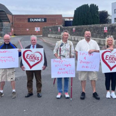 Retailer's Of Ennis Impose Blockade Amid Retail Giant's Erection Of Electric Barrier