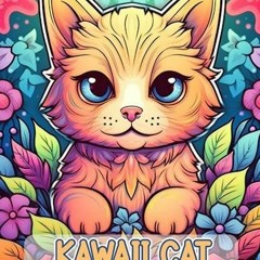 DOWNLOAD [PDF] Kawaii Cat Coloring Book: Coloring Anime Pages For Adults and Kid
