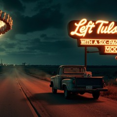 Left Tulsa with a six-pack moon,