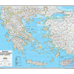 [View] EPUB 📋 National Geographic: Greece and The Aegean with Cyprus Wall Map - 28 x