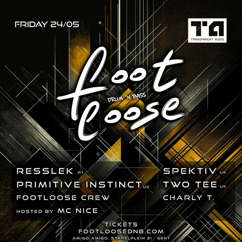 Charly T. & MC D-Bro @ Footloose Invites Transparent Audio (UK) 24/05/24