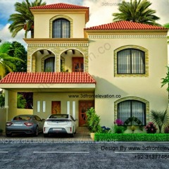 normal house front elevation designs and double floor normal house front elevation designs,