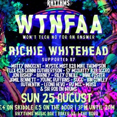 DJ set from WTNFAA, 25th August 2024 (HardGroove & Techno)