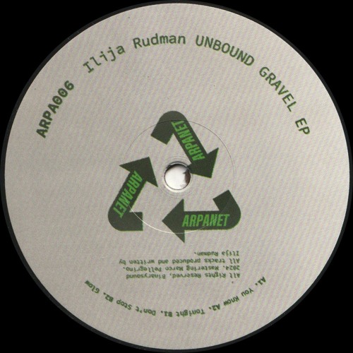 Ilija Rudman - Unbound Gravel EP (ARPA006)