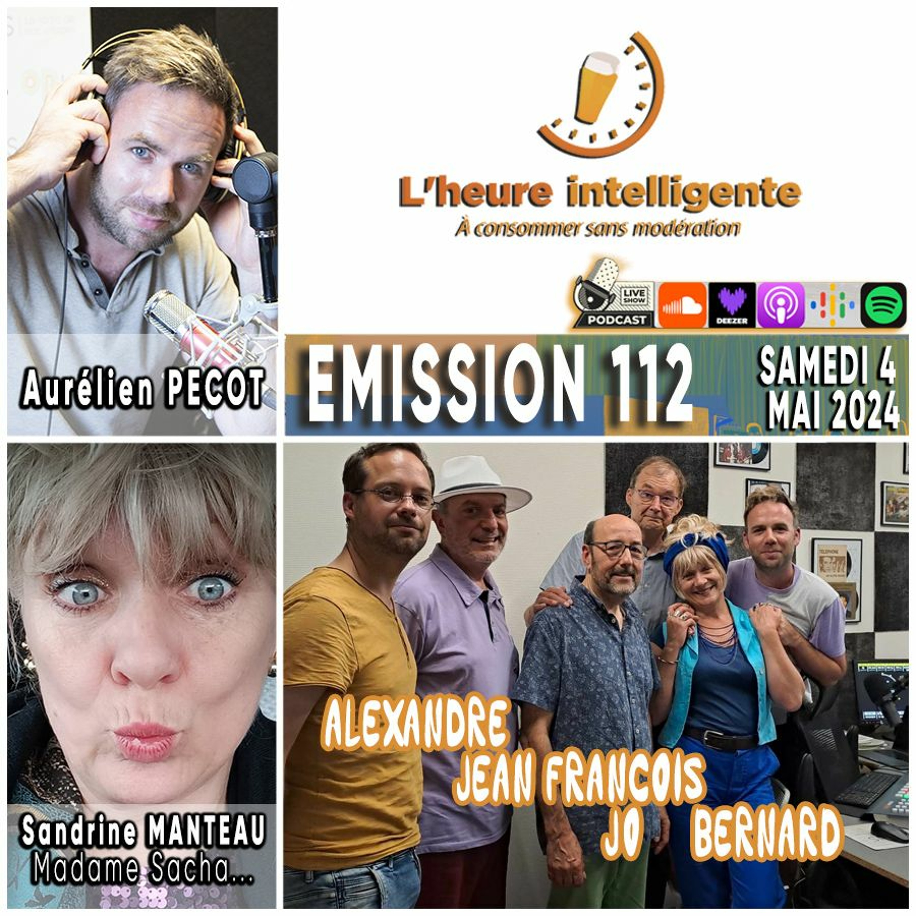 L’heure intelligente EM112 - 4/5/24 : Mélanie Allard, Les engins, l'Agadop...