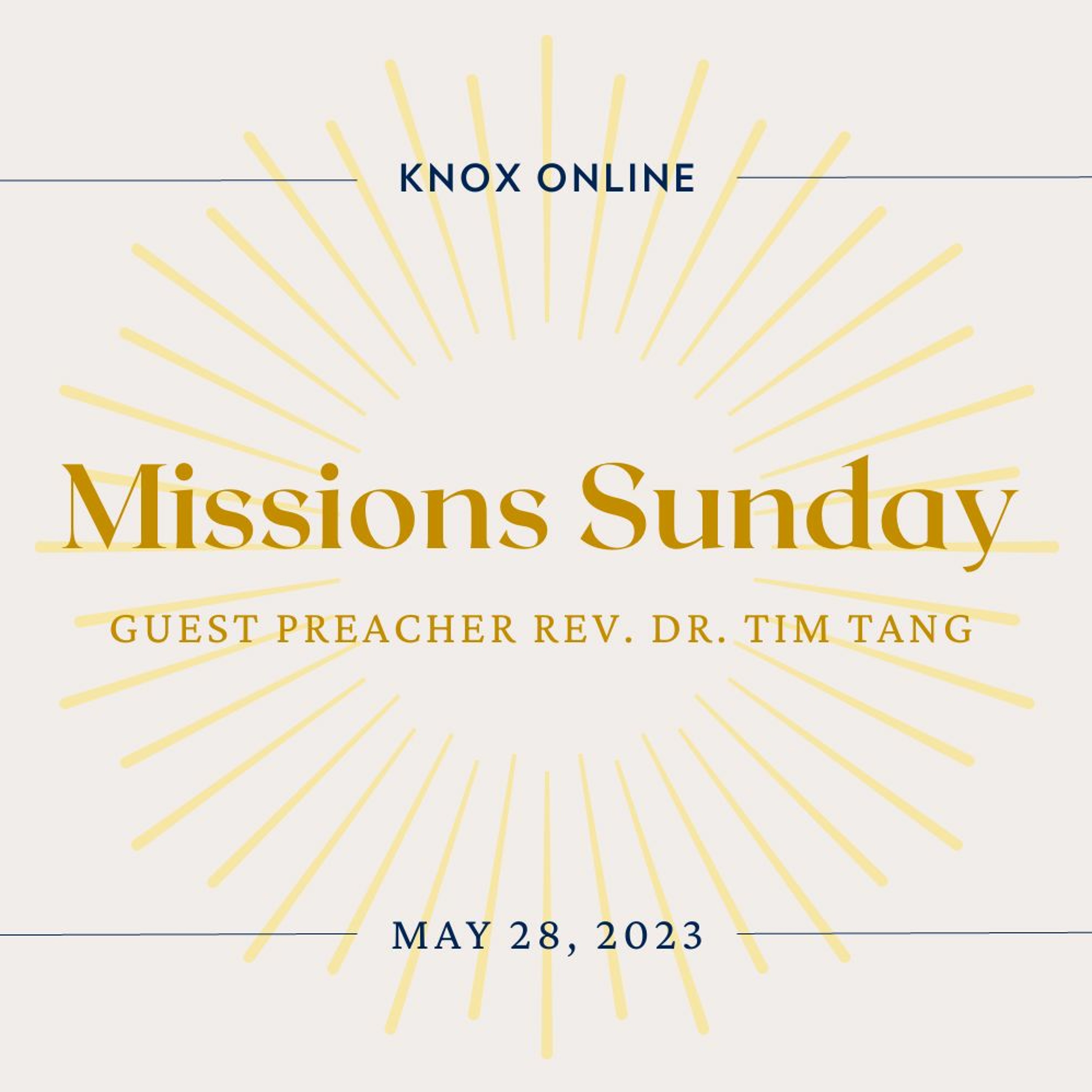 May 28, 2023 | Acts 2:1-13 | Missions Sunday: Scattered but Gathered episode artwork