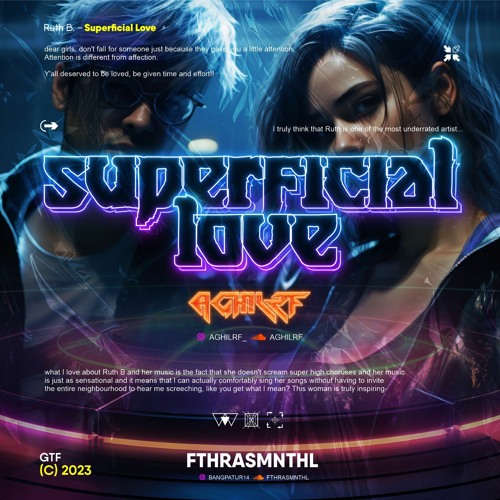 Superficial Love#Aghilrf (Fthrasmnthl)#SUPERDUPEREXPRES
