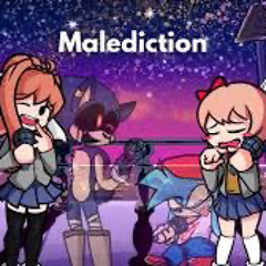 FNF Malediction but it's a DDLC Cover Malediction but Monika and Sayori sing)