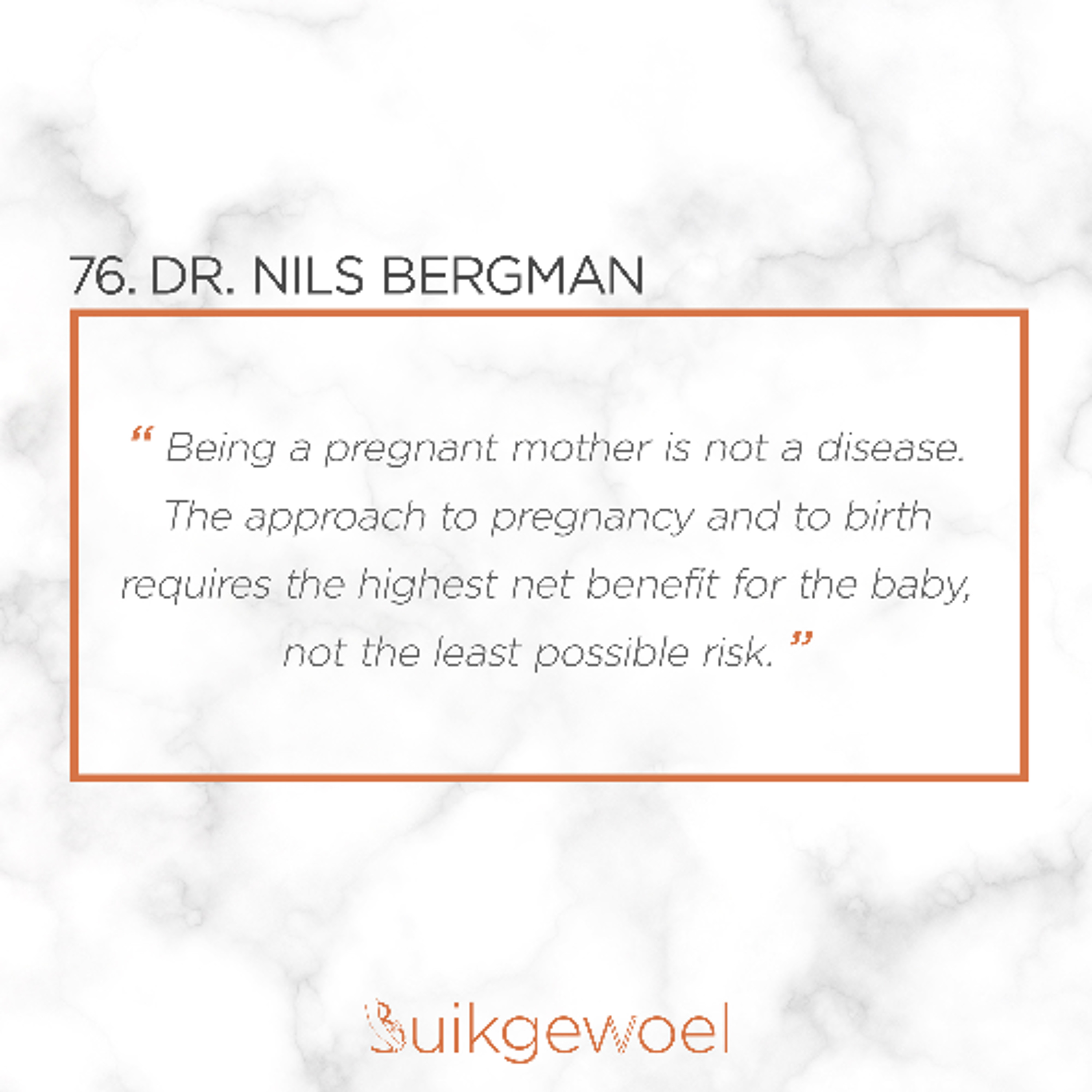 76. Dr. Nils Bergman (Het belang van huid-op-huid contact) episode artwork