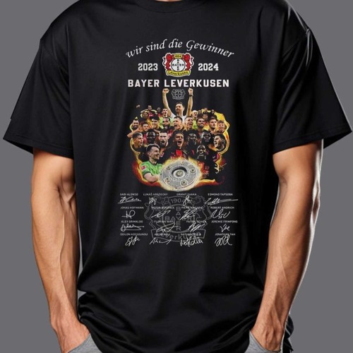 Wir Sind Die Gewinner 2023-2024 Bayer Leverkusen T-Shirt