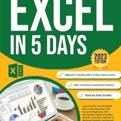 🥃[EPUB & PDF] Excel in 5 Days Learn Excel for the Job Market with a 5 Day Intensive  🥃
