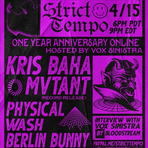 Strict Tempo 04.15.2021 (1-Year Anniversary)