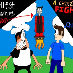 Pizza Tower Guest Staring: Chris and Evan (Title Card Theme Fanmade)