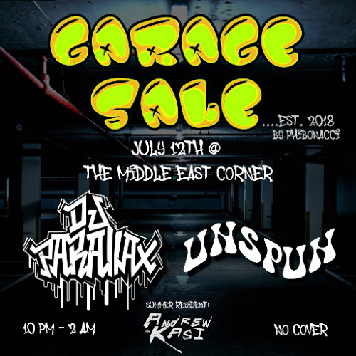 Garage Sale Tag Set with DJ Parallax and Phibonacci